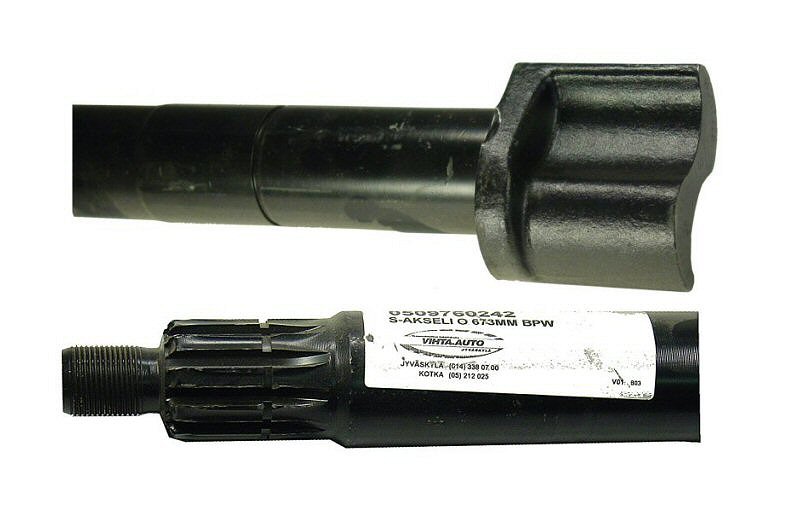 S-AKSELI BPW 673MM OIK.