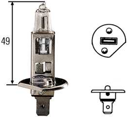 LAMPPU 12V H1 EUROPART