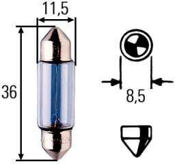 LAMPPU 12V 5W SUKKULA