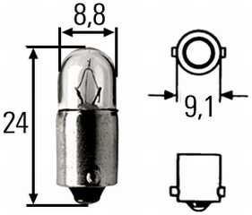 LAMPPU 12V 2W