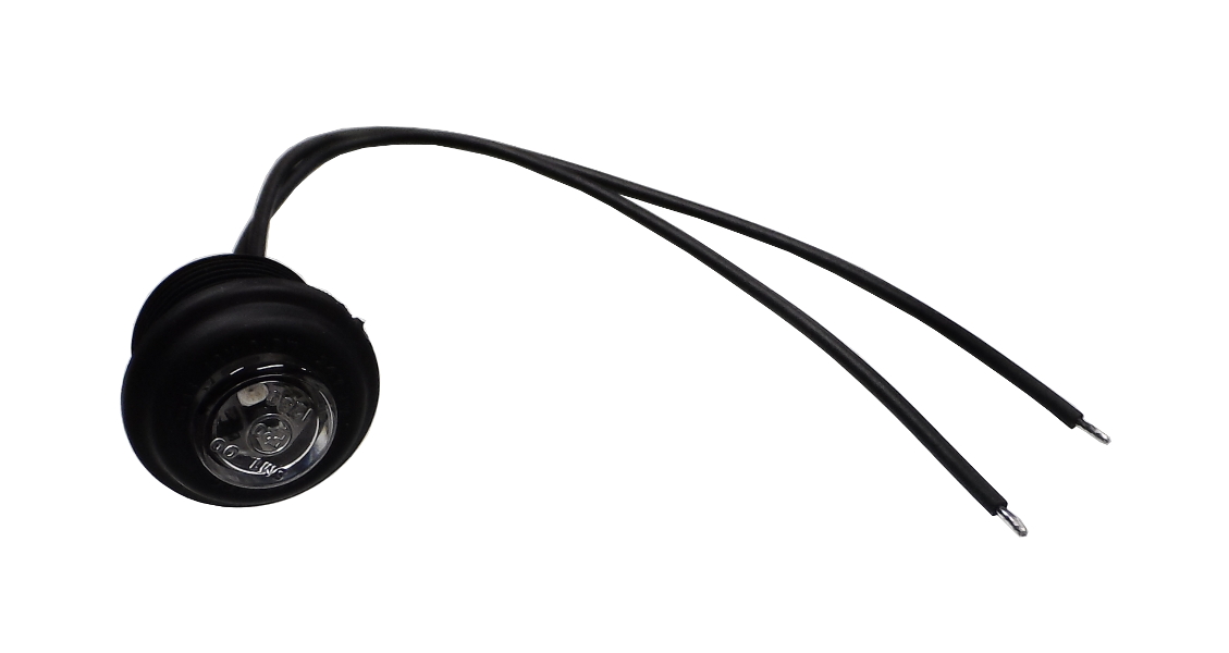 ÄÄRIVALO LED  KELTAINEN 12/24V PYÖREÄ 29MM