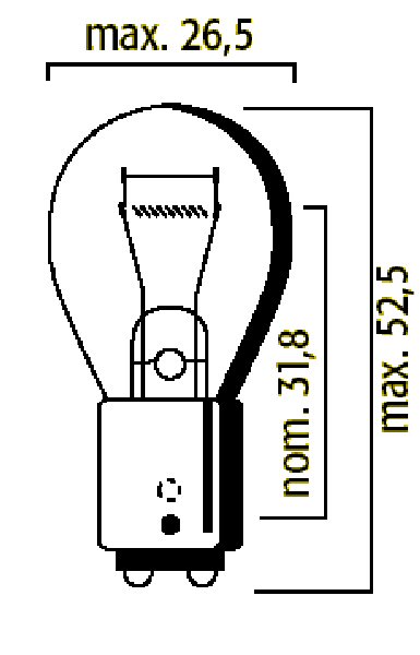 LAMPPU 24V 5W 2-NAP.