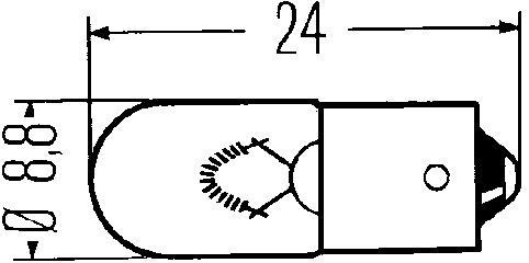 LAMPPU 24V 2W