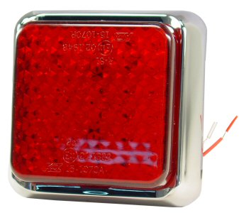 ÄÄRIVALO LED PUN. 24V 36XLED 100X100X30