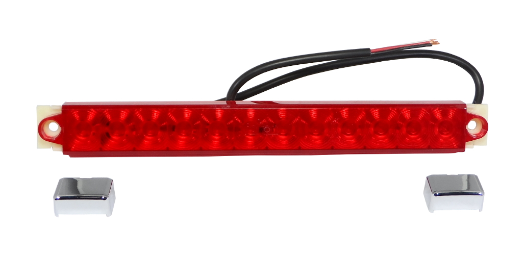 TAKAVALO LED JOKON 250 JARRU/PARKKI PUNAINEN LASI