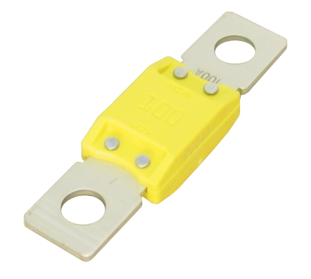 LAATTASULAKE 100 AMP BF2 67x19mm KELTAINEN MEGA