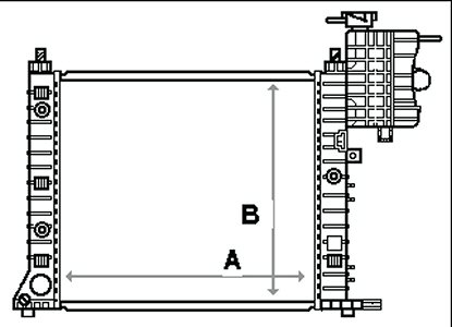 JÄÄHDYTIN MB VITO 110 2,3TD 96-