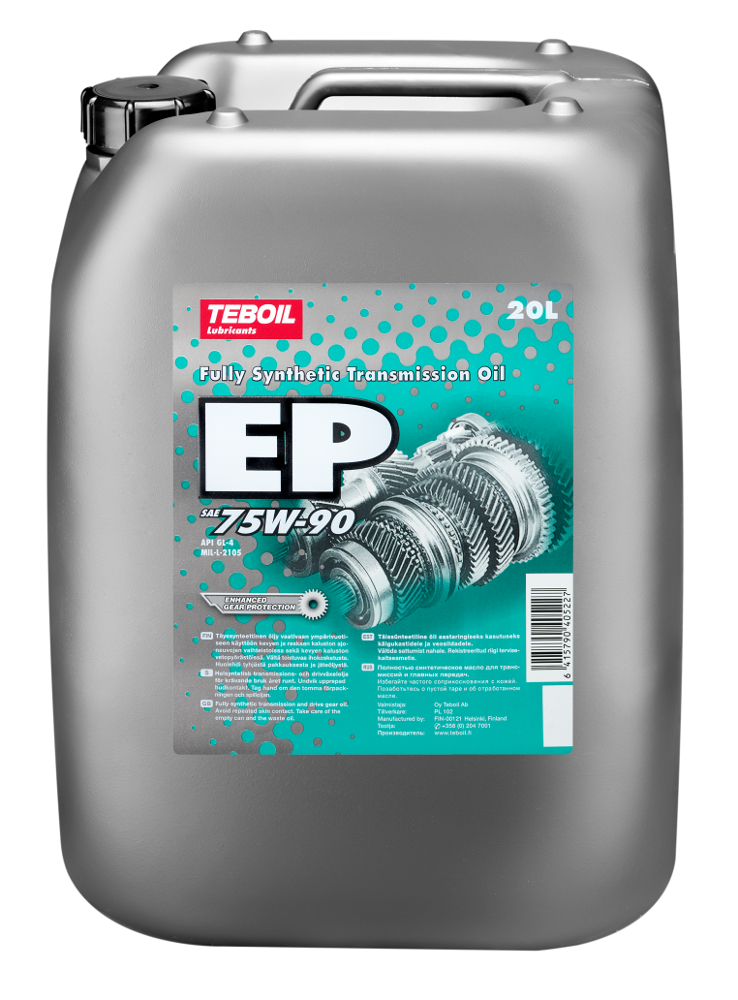 VOIMANSIIRTOÖLJY NESTE PRO GEAR 75W-90 20L